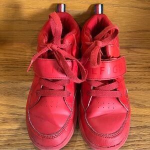 Tommy Hilfiger Kids Bright Red Sneakers